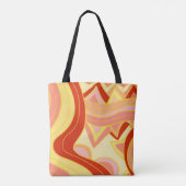 Tote Bag Groovy Jaunes (Dos)