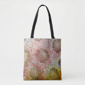 Tote Bag Gros plan de corail rose (Devant)