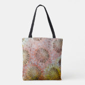 Tote Bag Gros plan de corail rose (Dos)
