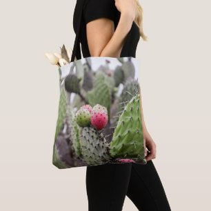 Tote Bag Gros plan sur le cactus figuier de Barbarie