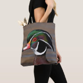 Tote Bag Gros plan sur le canard de bois (De près)