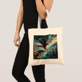 Tote Bag Grosse torche à queue rouge (Devant (produit))