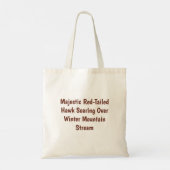 Tote Bag Grosse torche à queue rouge (Dos)