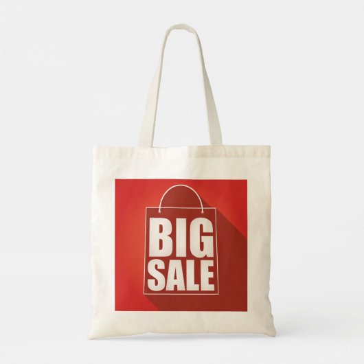 Tote Bag Grosse vente Red Retail Bag Conception (Dos)