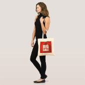 Tote Bag Grosse vente Red Retail Bag Conception