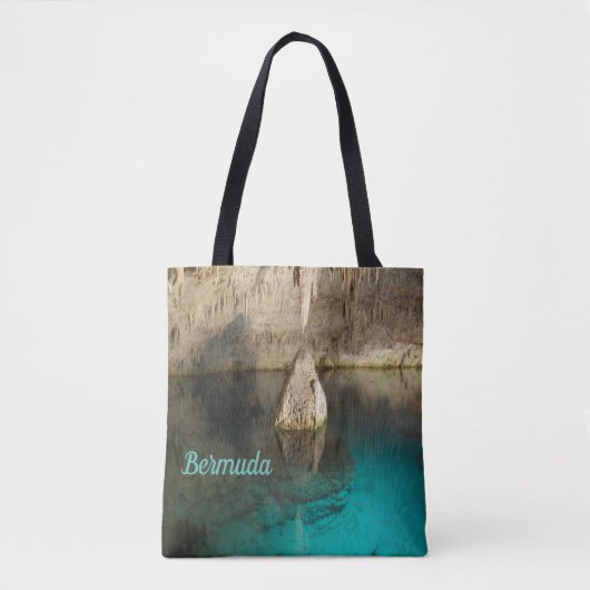 Tote Bag Grotte de cristal, Bermudes (Devant)