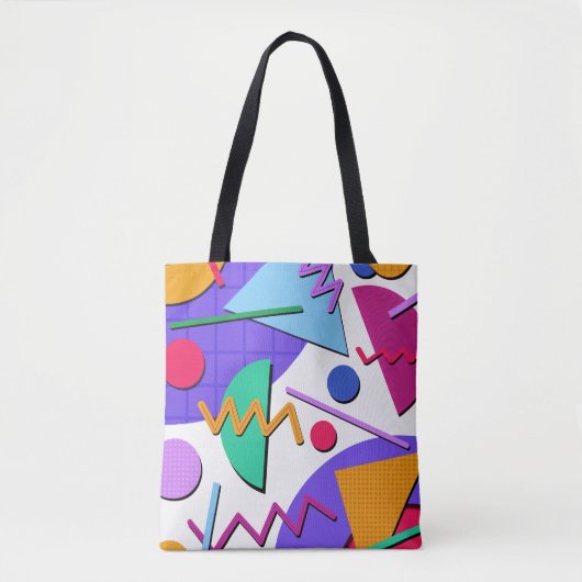 Tote Bag Groupe #9-3 de Memphis (Devant)
