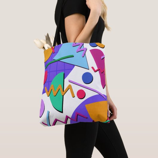 Tote Bag Groupe #9-3 de Memphis (De près)