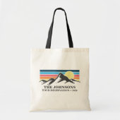 Tote Bag Groupe Camping familial sur mesure (Devant)