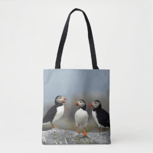Tote Bag Groupe de Macareux Atlantique
