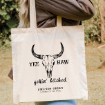 Tote Bag Groupe de Mariage occidental Bachelorette<br><div class="desc">Avez-vous besoin d'un sac fourre-tout de fête de mariage pour votre prochain mariage de l'Ouest? Si c'est le cas, alors vous devez jeter un oeil à nos sacs fourre-tout de groupe de mariages occidentaux personnalisés de bachelorette! Nos sacs fourre-tout sont parfaits pour la future mariée et ses demoiselles d'honneur. Ils...</div>