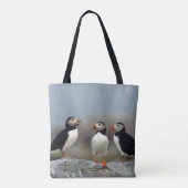 Tote Bag Groupe de Puffin de l'Atlantique (Dos)