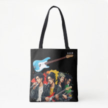 Groupe de reggae coréen Graphique de guitare