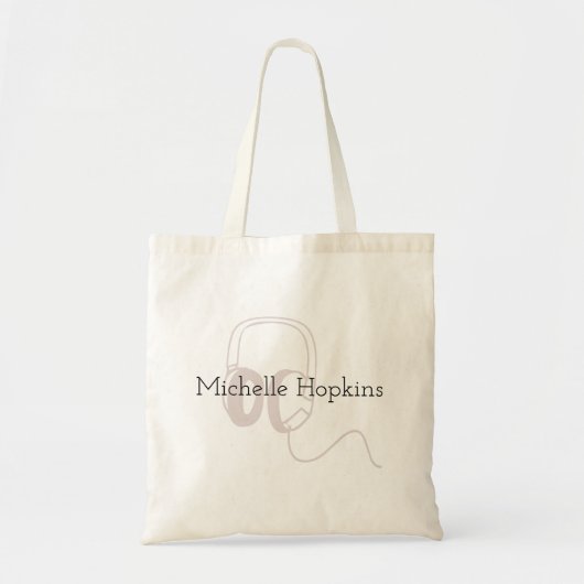 Tote Bag Groupe de rock personnalisé pour musicien, guitari (Devant)