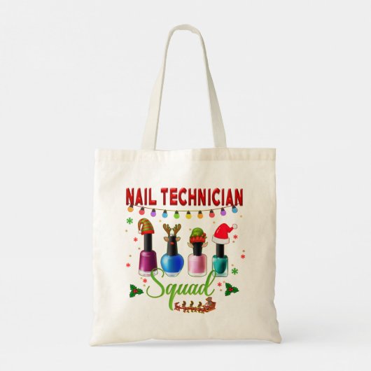 Tote Bag Groupe des propriétaires de salons de Noël Technic (Dos)