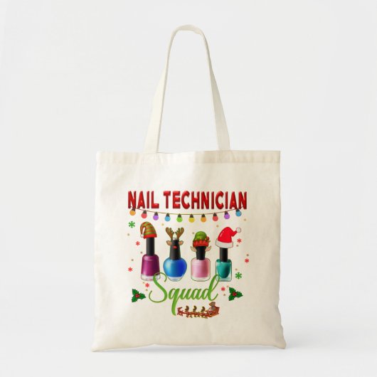Tote Bag Groupe des propriétaires de salons de Noël Technic (Devant)