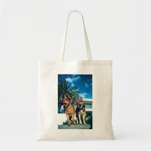 Tote Bag groupe german shepherd (Devant)