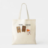 Tote Bag Groupe Hug Funny Smores Chocolat Marshmallow Campi (Dos)
