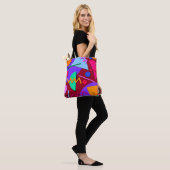 Tote Bag Groupe Memphis No. 9 (Sur le modèle)