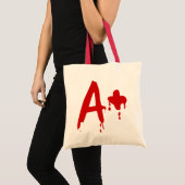 Tote Bag Groupe sanguin A+ Positif #Hôpital d'horreur (Devant (produit))