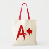 Tote Bag Groupe sanguin A+ Positif #Hôpital d'horreur (Devant)