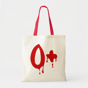 Tote Bag Groupe sanguin O+ Positif #Hôpital d'horreur