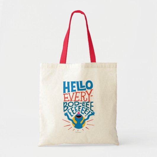 Tote Bag Grover Bonjour (Devant)