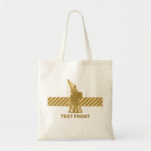 Tote Bag Grue de chantier naval (Devant)