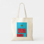 Tote Bag Grue de construction Levant mur de brique (Dos)