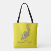 Tote Bag Grue tropicale (Dos)