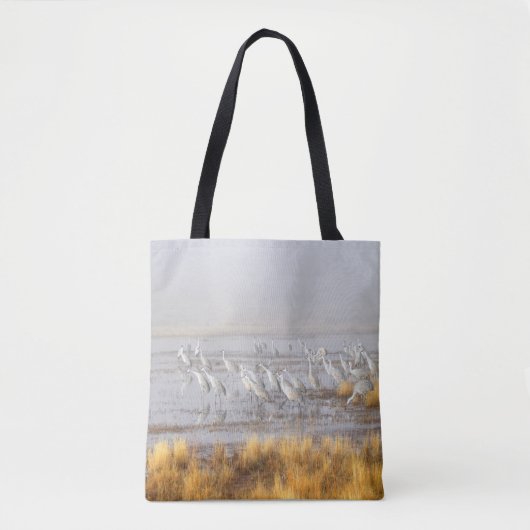 Tote Bag Grues des collines embrumées (Devant)