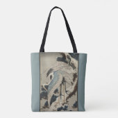 Tote Bag Grues sur pins couverts de neige (Dos)