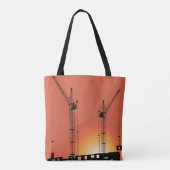 Tote Bag Grues Sur Un Bâtiment (Dos)