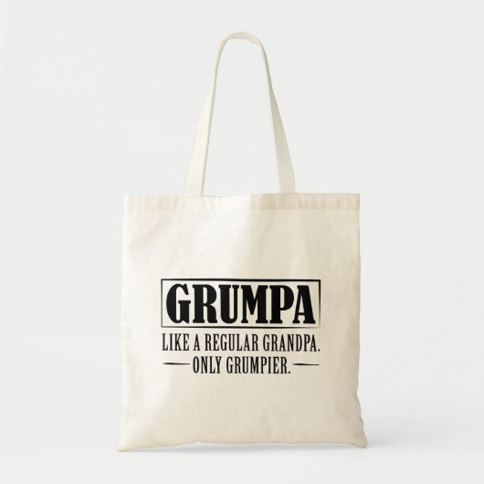 Tote Bag Grumpa (Devant)