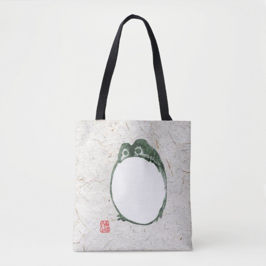 Tote Bag Grumpy Grenouille japonaise crapaud 19ème siècle (Devant)