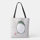 Tote Bag Grumpy Grenouille japonaise crapaud 19ème siècle (Dos)