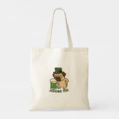 Tote Bag Grumpy Pug Judging You St.Patrick's Day (Dos)