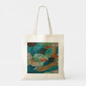 Tote Bag Grunge Abstrait : Conception Motif transparente. (Dos)