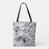 Tote Bag Grunge blanc (Dos)
