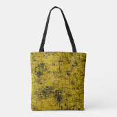 Tote Bag Grunge jaune (Dos)