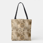 Tote Bag Grunge Rustic Steampunk Horloge (2) (Dos)