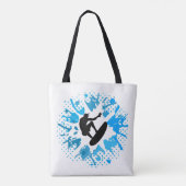 Tote Bag Grunge surfer (Dos)