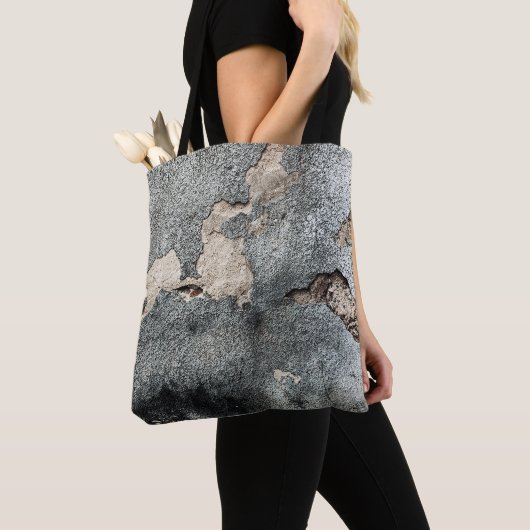 Tote Bag Grunge texture de béton (De près)