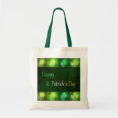 Tote Bag Grungy St. Patrick's Day Shamrocks - Budget Fourre (Devant)