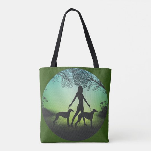 Tote Bag Gryhound Walks (Dos)