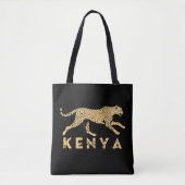 Tote Bag Guépard du Kenya (Devant)