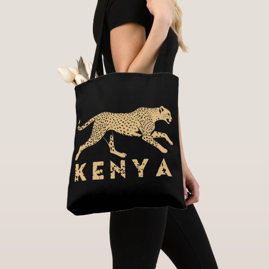 Tote Bag Guépard du Kenya (De près)