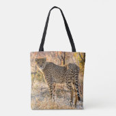 Tote Bag Guépard regardant autour (Dos)