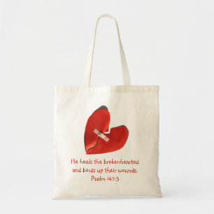 Tote Bag Guérisseur d'art d'écriture sainte de 147:3 de