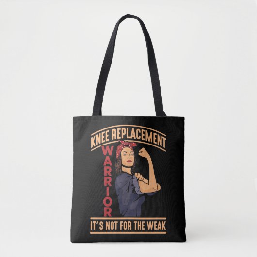 Tote Bag Guerrier de remplacement du genou pour la chirurgi (Devant)